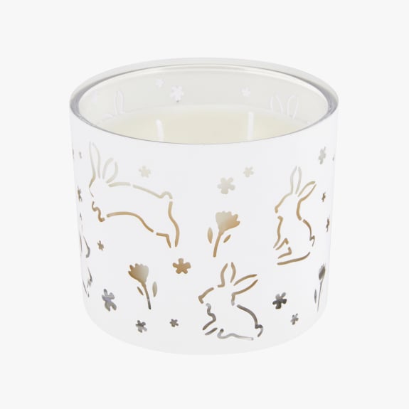 Easter bunny scene candle $12.