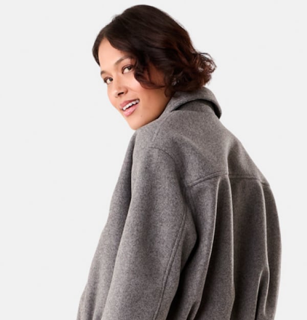 Satin lace trim cami. Sizes: 6-20. $20. Bubble hem bomber. Sizes: 6-20. $42. Satin asymmetrical lace trim skirt. Sizes: 6-20. $25.