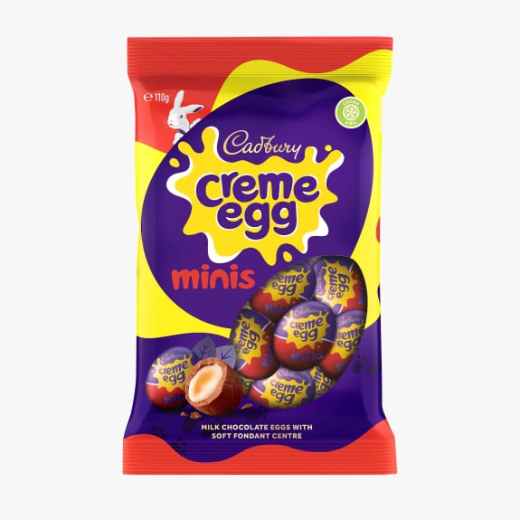 Cadbury Dairy Milk Creme egg bag 110g $6.50.
