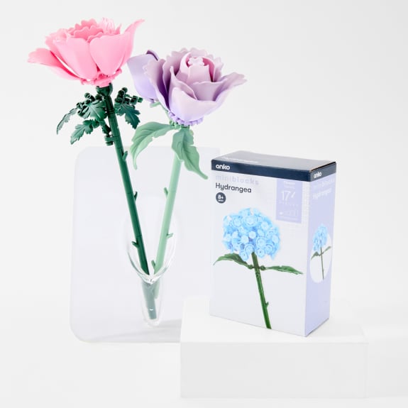 Assorted Mini Blocks stem flowers $6ea.