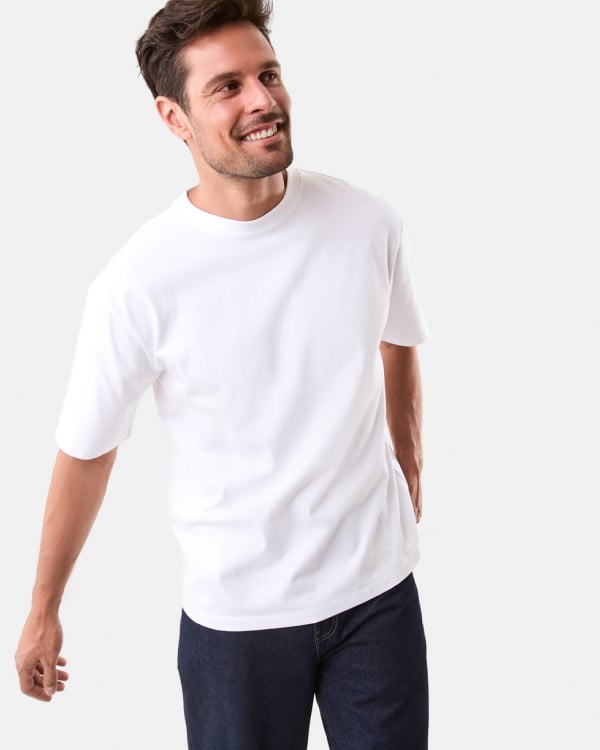 Oversized heavyweight tee. Sizes:XS-4XL. $14.