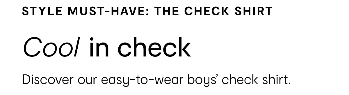 The check shirt