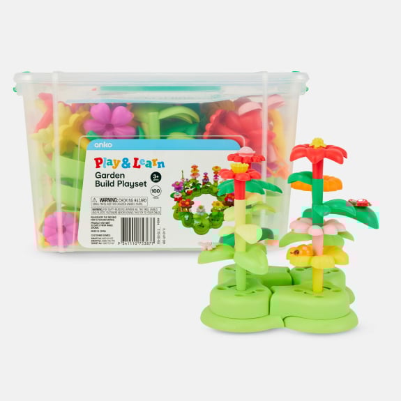 100 Piece Garden build playset $22.