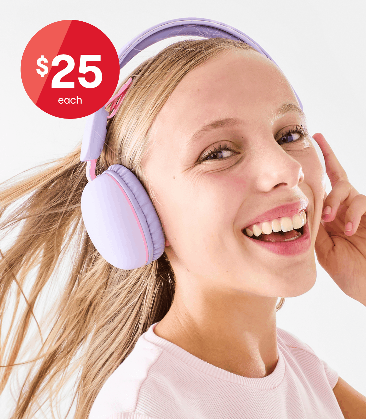 Kids wireless headphones $25ea.