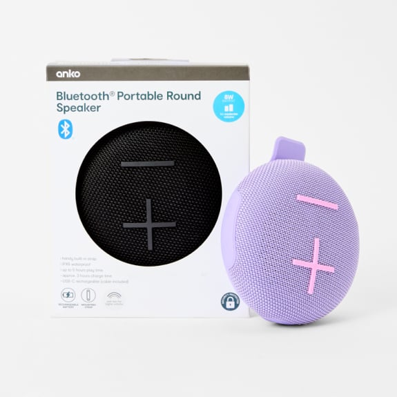 Portable round speaker $25ea.