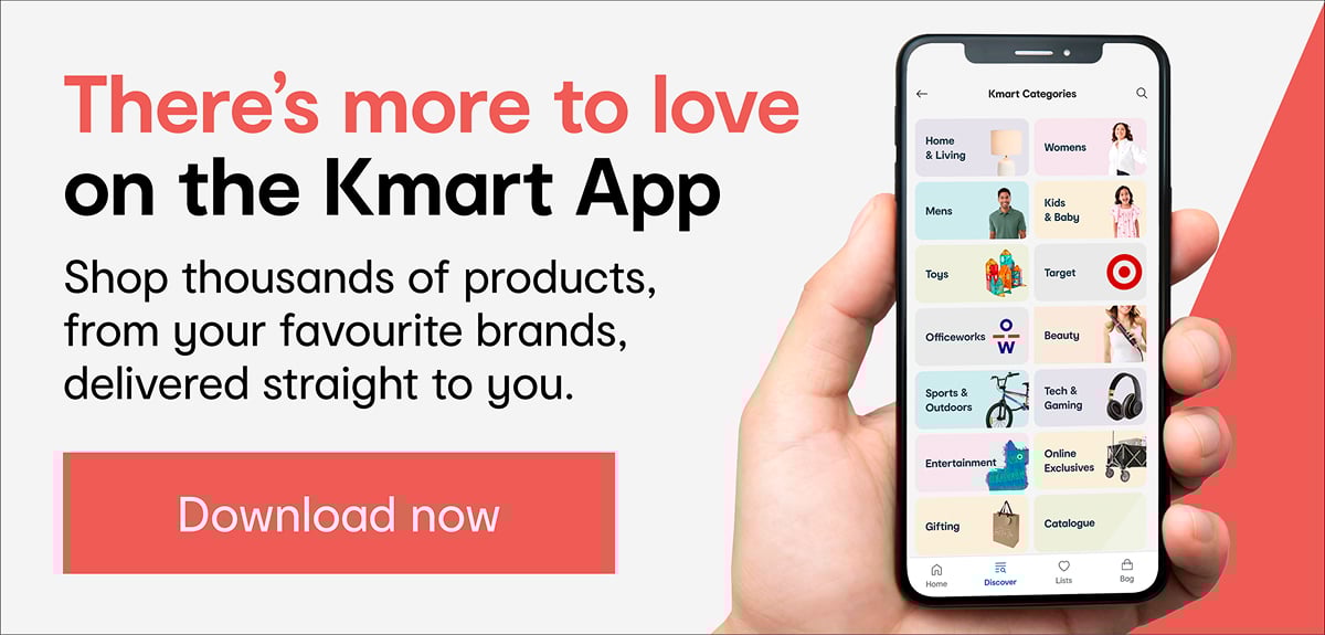 There's more to love on the Kmart App