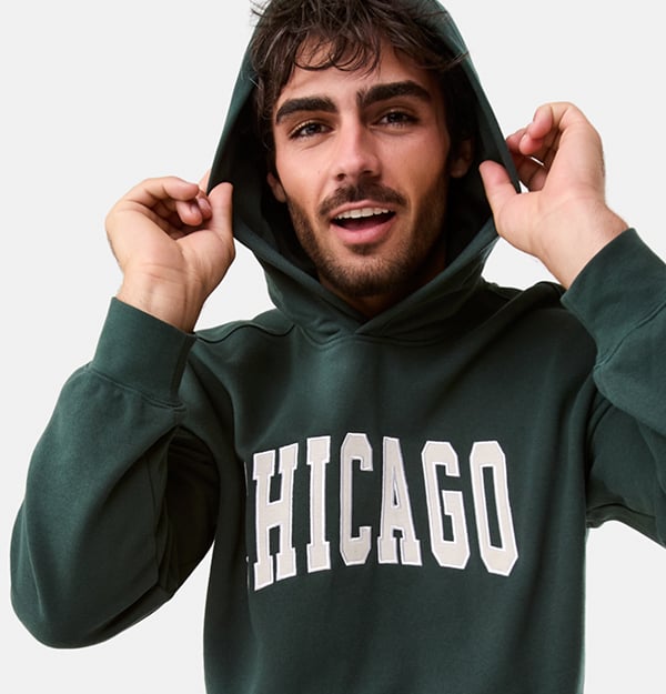 Boxy oversized hoodie. Sizes: XS-4XL. $28.