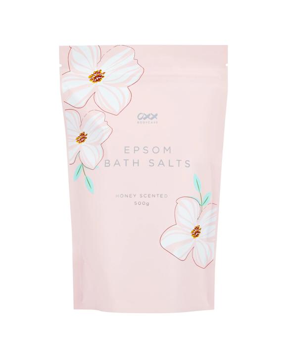 OXX Bodycare Epsom Body Salts 500g - Honey Scented
