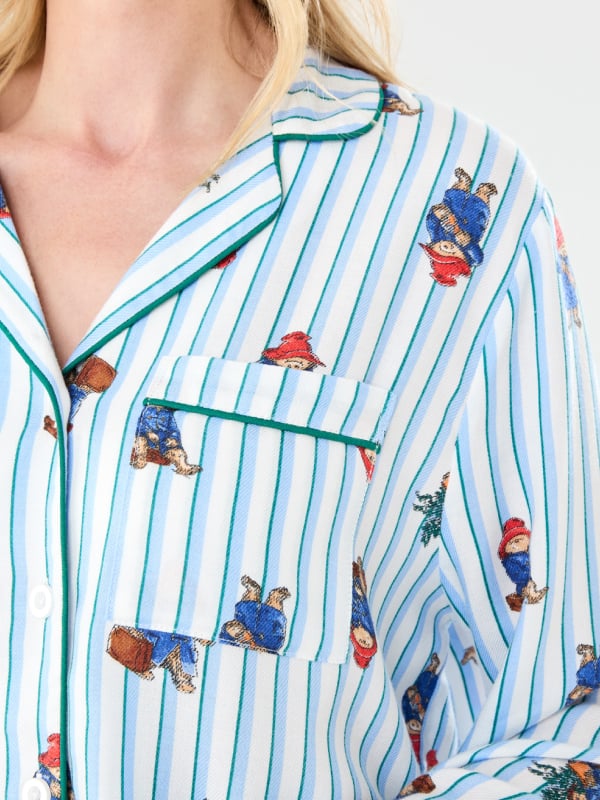 Paddington flannel PJ. Sizes: 6-22. $32 set.