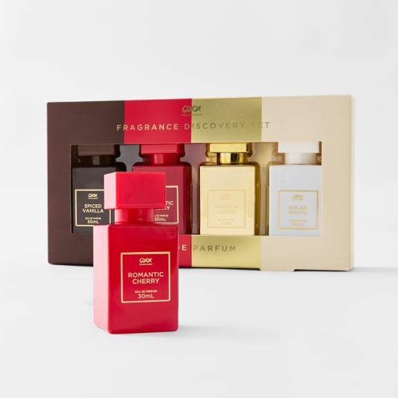 Fragrance luxe discovery gift set 30 mL. $24 per set.