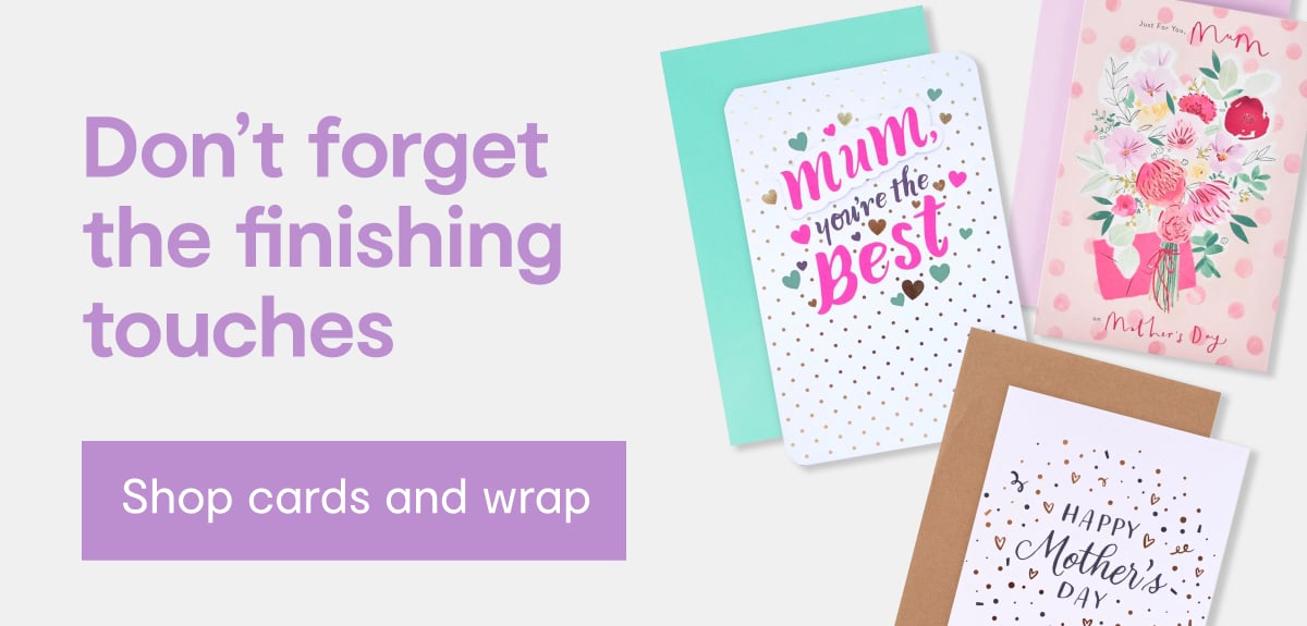 Don't forget the finishing touches