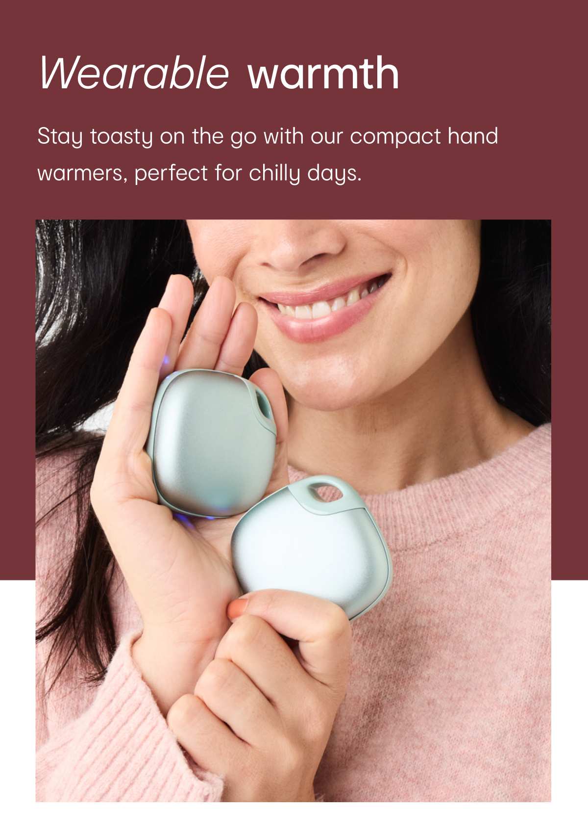 Hand warmers $27pk.