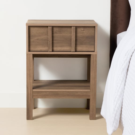 Willow one drawer bedside table $55.