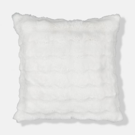 Wave faux fur cushion 60cm x 60cm $25.