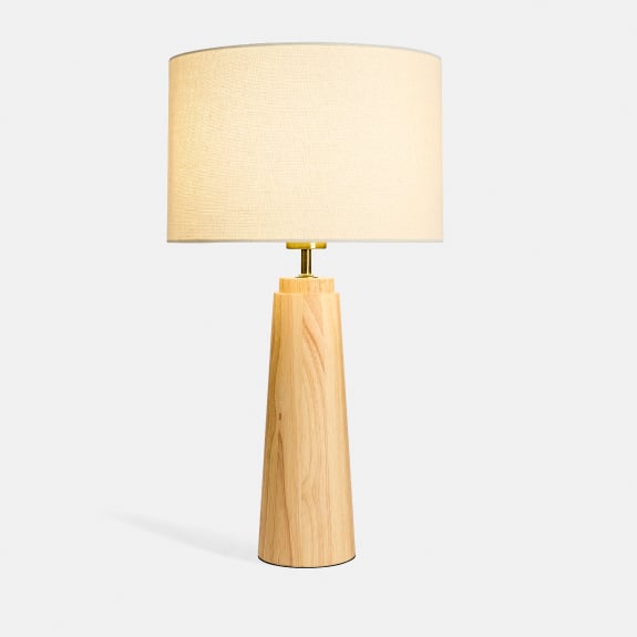 Alice oak look table lamp $48.