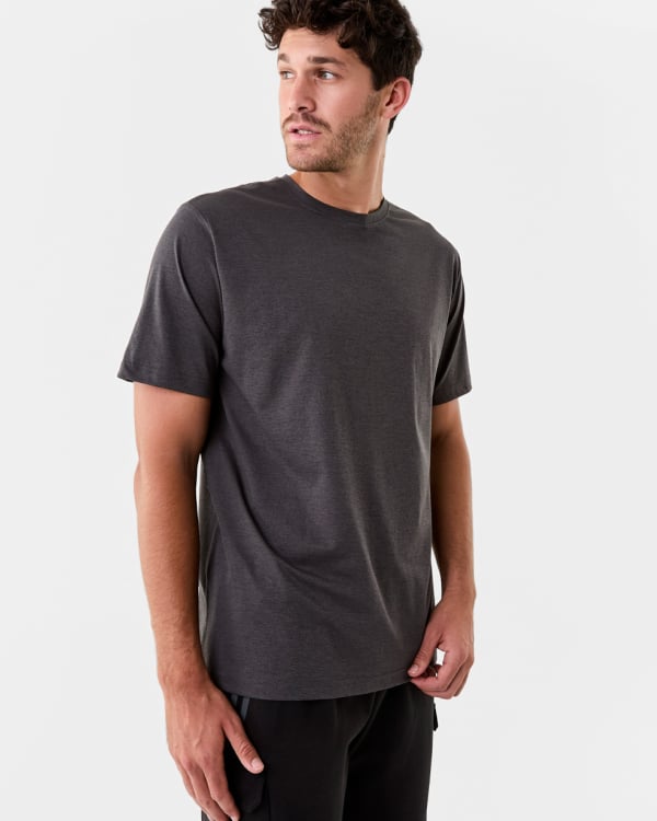 Active regular training tee. Sizes: S-3XL. $12.