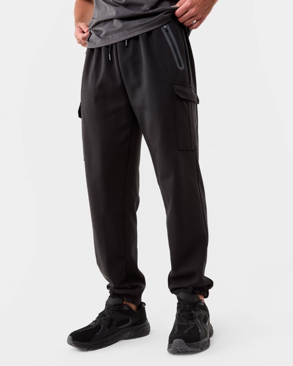 Active sports cargo trackpants. Sizes:XS-3XL. $27.