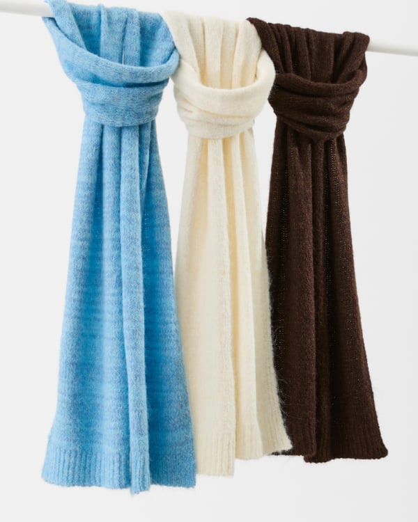 Chunky knit scarf $14ea.