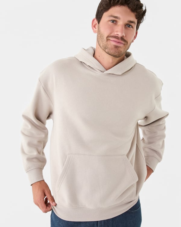 Relaxed core hoodie. Sizes: XS-4XL. $18.