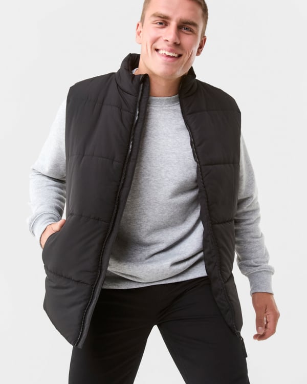 Puffer vest. Sizes: XS-4XL. $25.