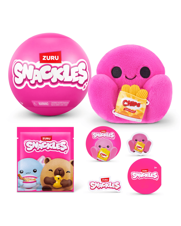 ZURU 12cm Snackles Core Series 2 Plush Capsule - Assorted