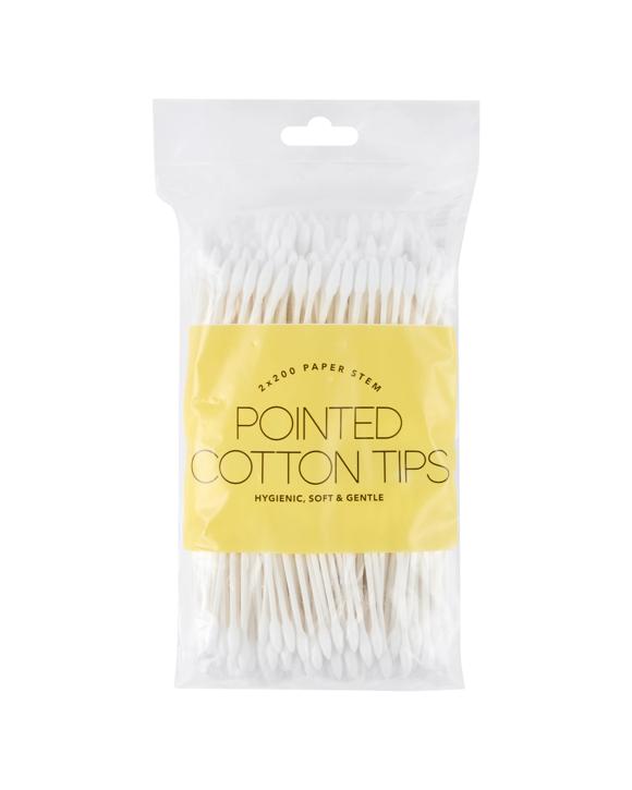 2 Pack 200 Paper Stem Pointed Cotton Tips