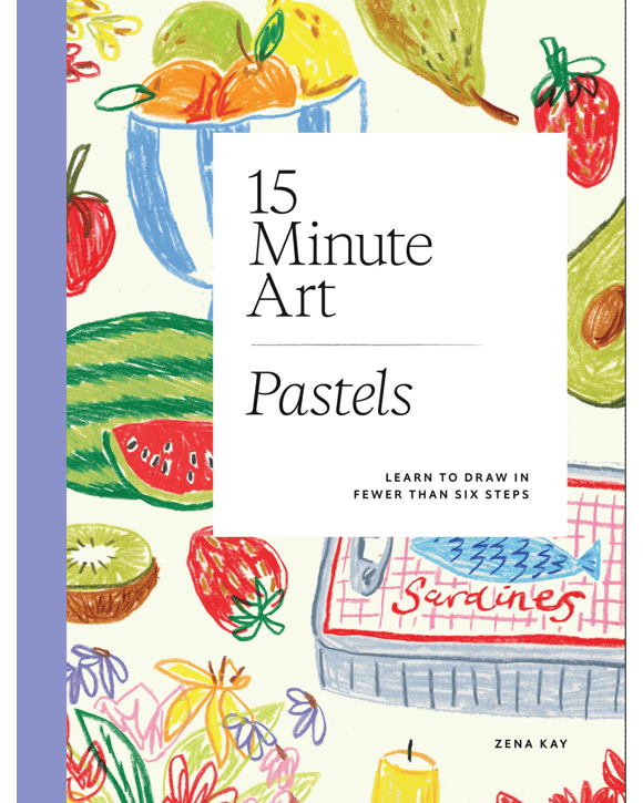 15-minute Art Pastels by Zena Kay - Book