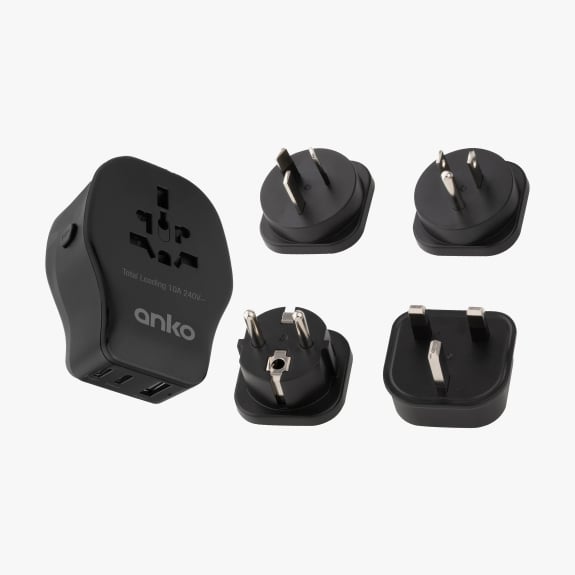 Multi-plug travel adaptor set $50.
