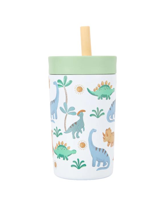 400ml Dino Stainless Steel Sipper