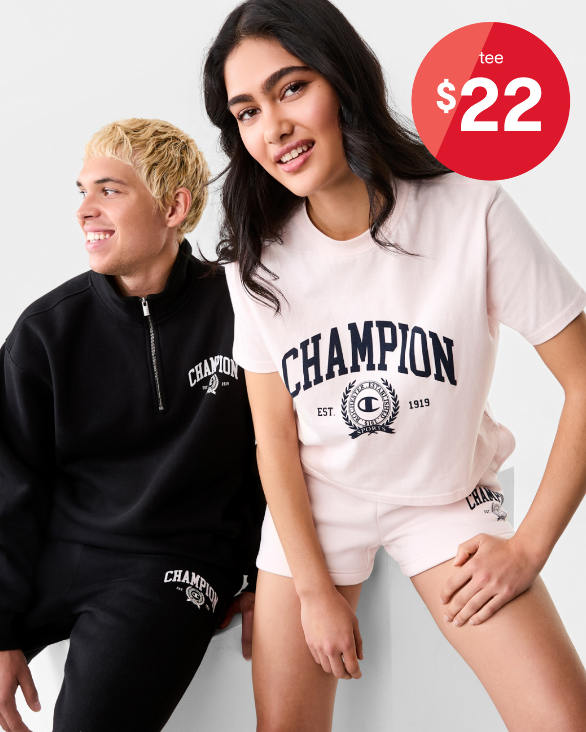 Champion varsity adult crop t-shirt