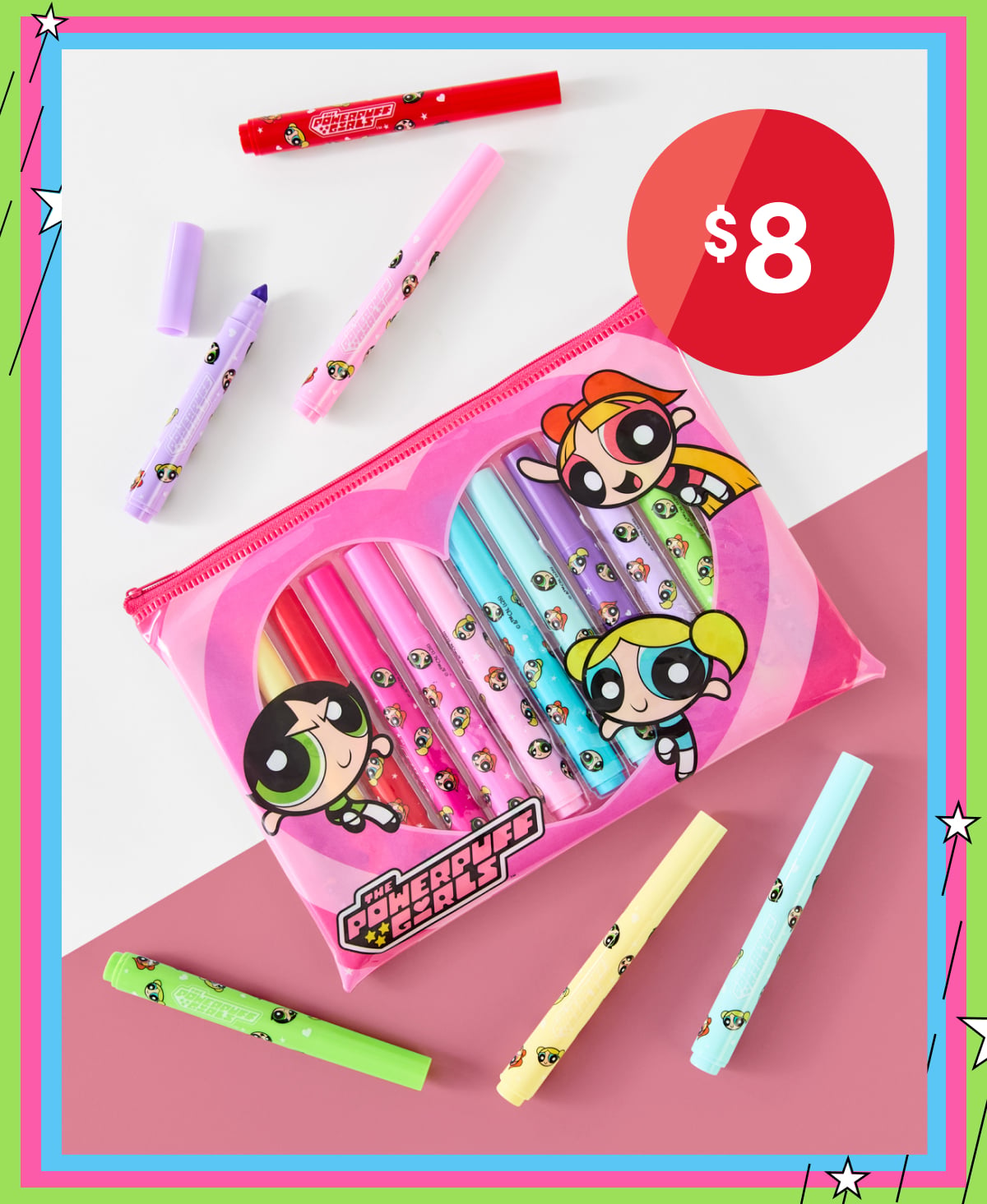 Scented markers $8.