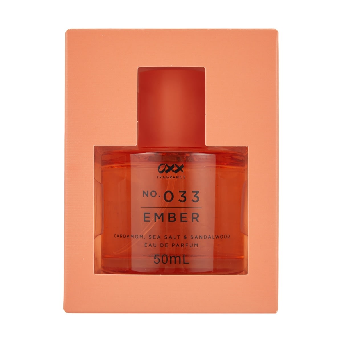 OXX Fragrance No. 033 Ember Eau De Parfum - Cardamom, Sea Salt and Sandalwood