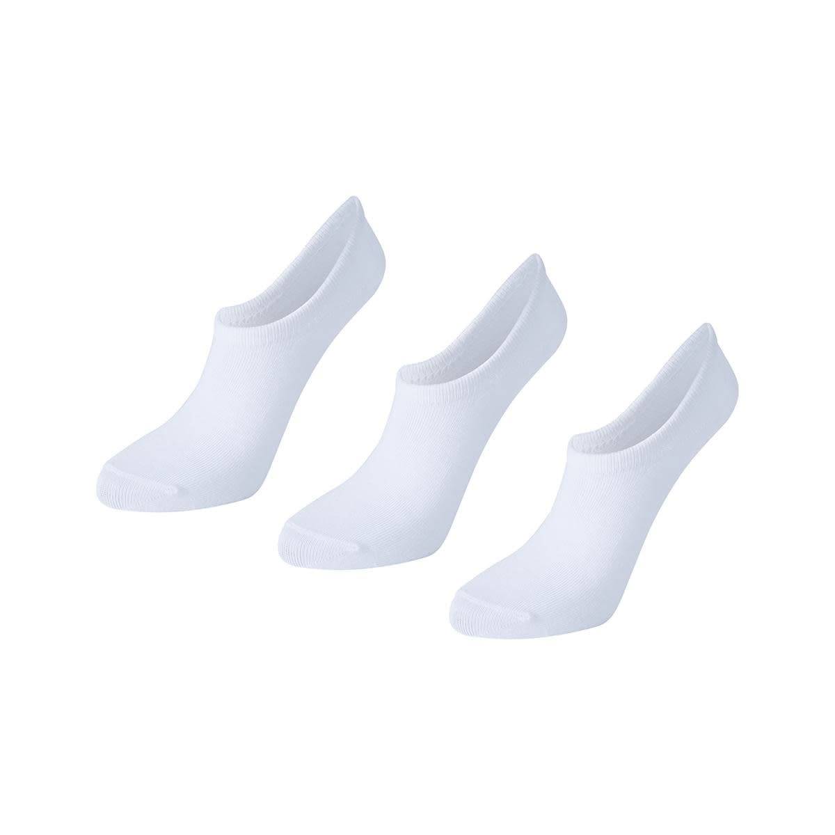 3 Pack Sneaker Socks-White5to8