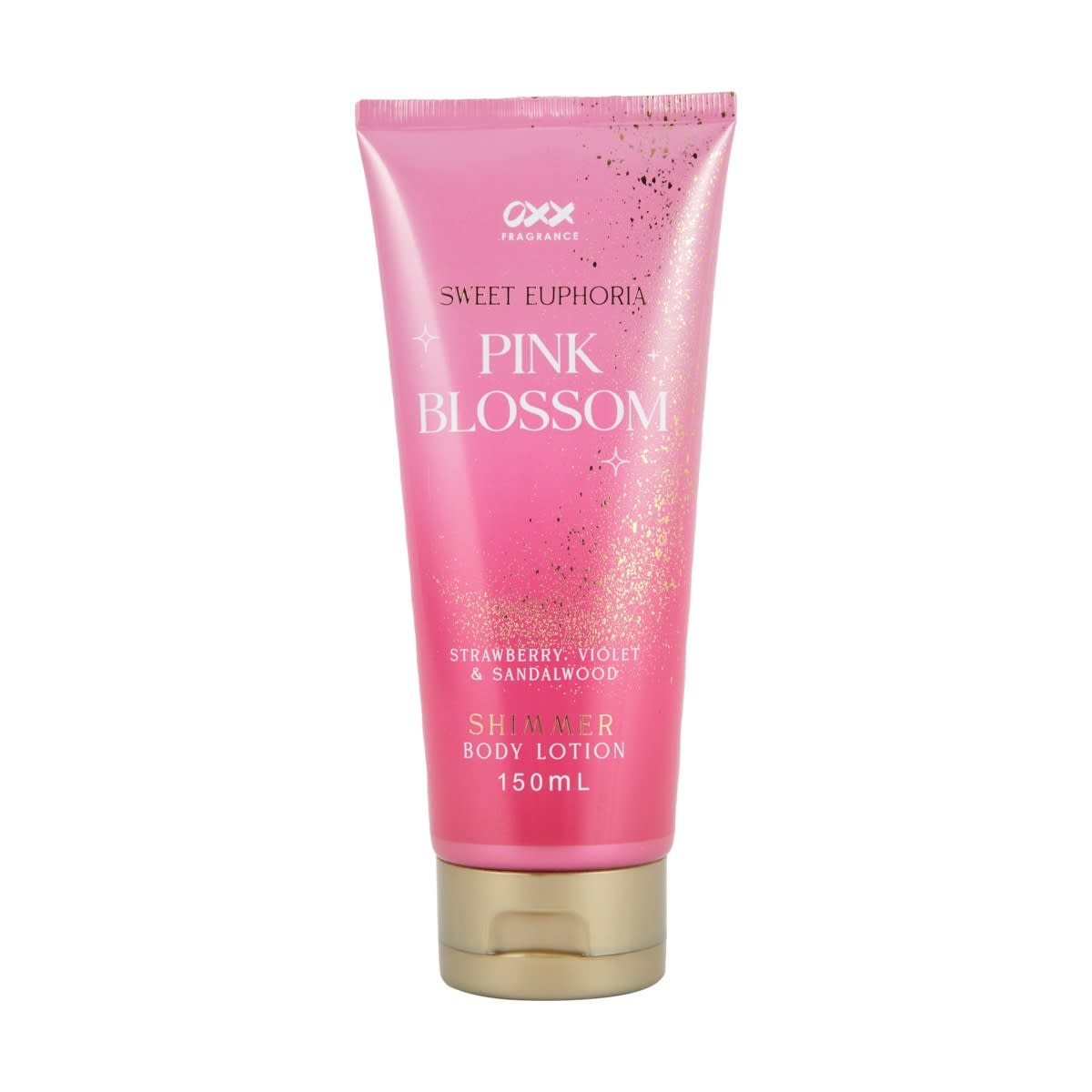 OXX Fragrance Sweet Euphoria Pink Blossom Shimmer Body Lotion 150ml - Strawberry, Violet and Sandalwood