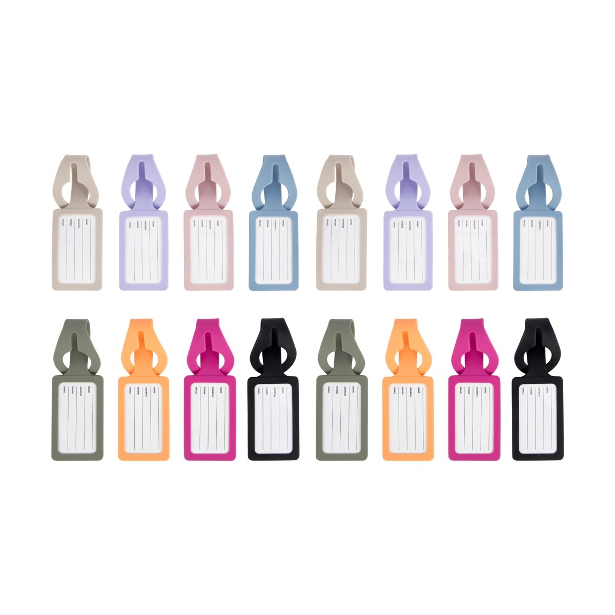 2 Piece Luggage Tags - Assorted