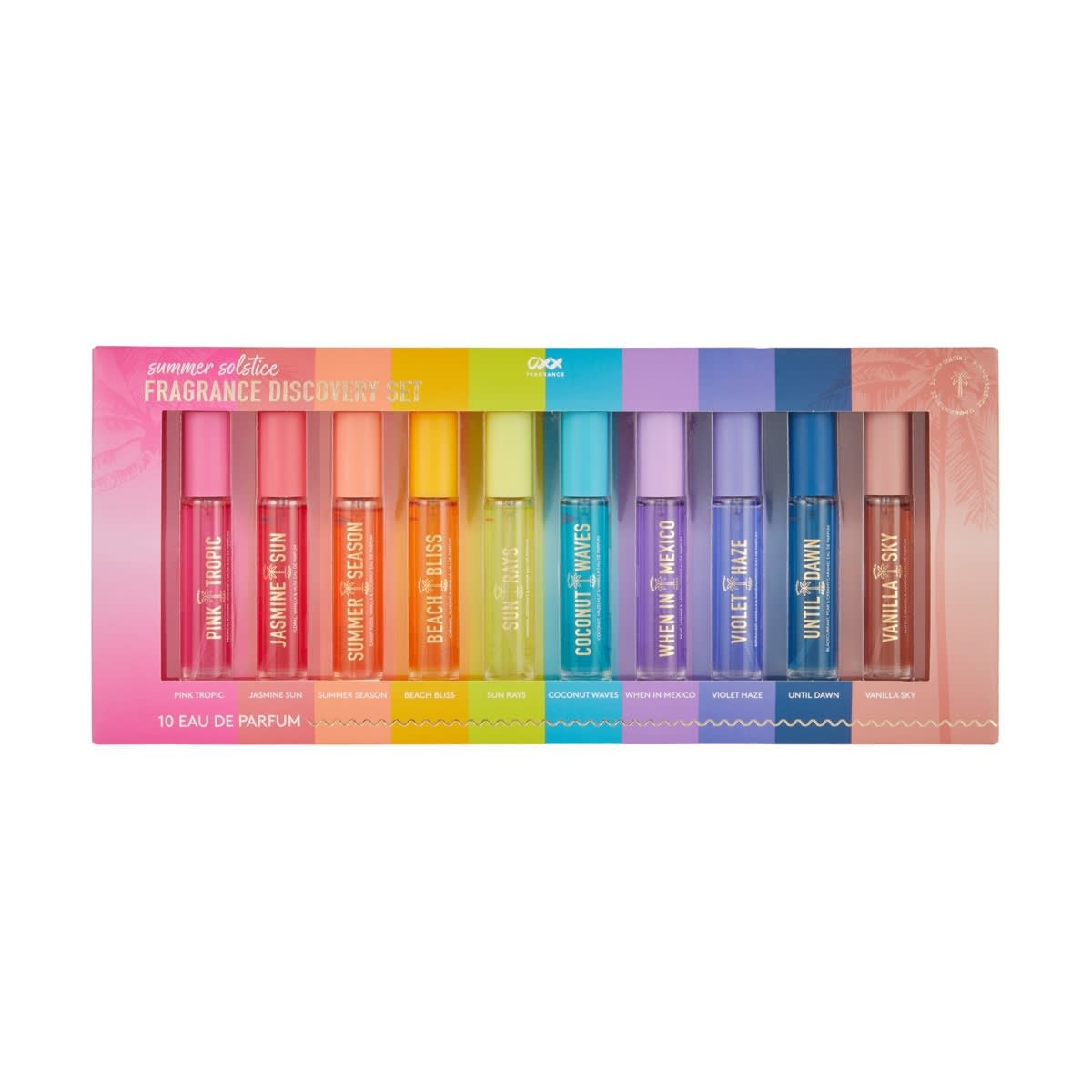 OXX Fragrance 10 Pack Summer Solstice Fragrance Discovery Set