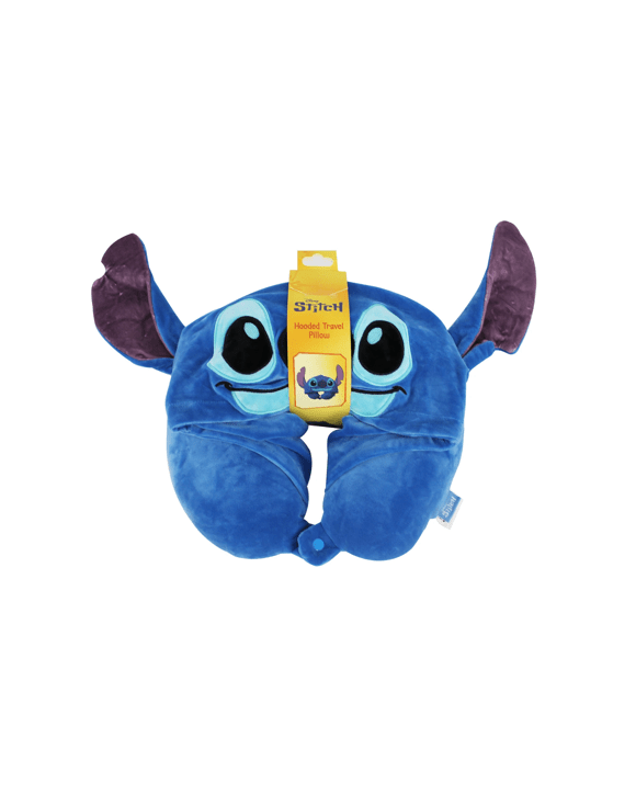 Disney Lilo & Stitch Hooded Travel Pillow