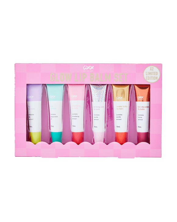 OXX Skincare 6 Piece Lip Balm Set