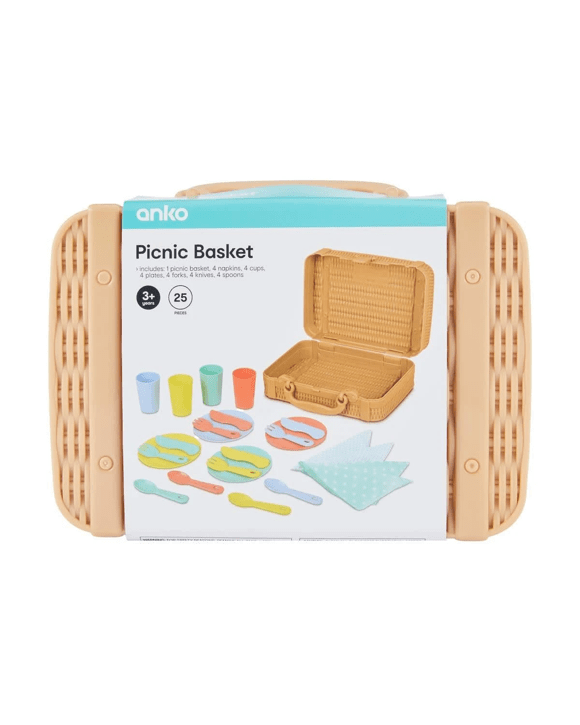 25 Piece Picnic Basket