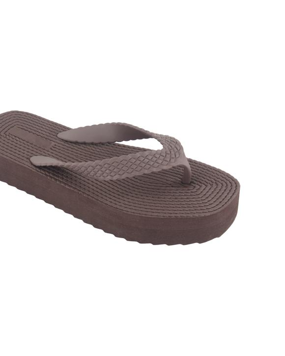 Textured Platform Thongs
