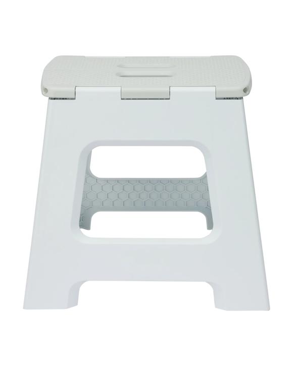 Folding Step Stool - White