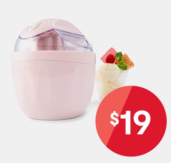 Mini Ice Cream Maker - Pink
