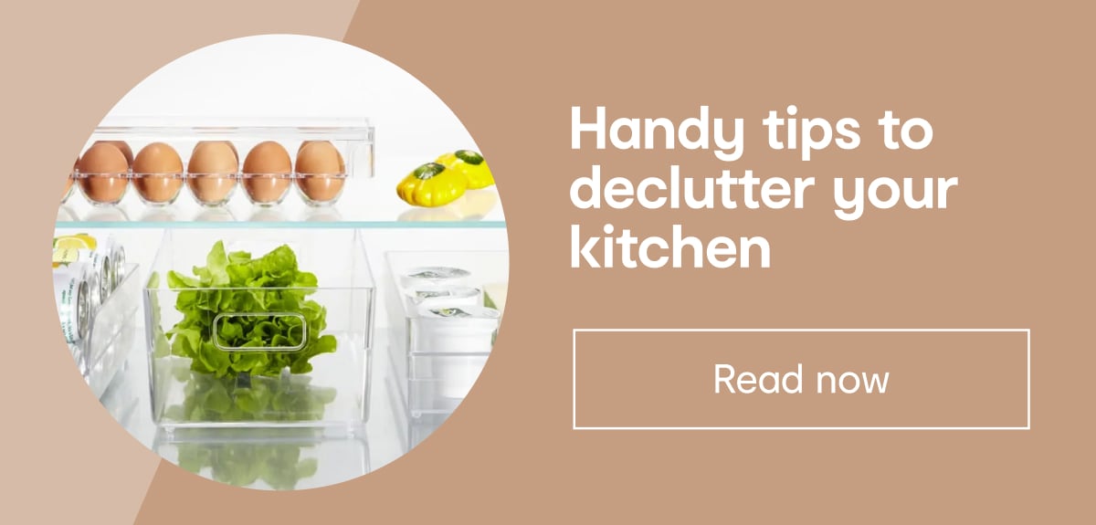 Handy tips to declutter your kitchen