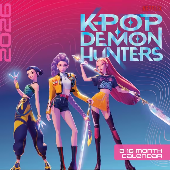 2026 Netflix KPop Demon Hunters Calendar