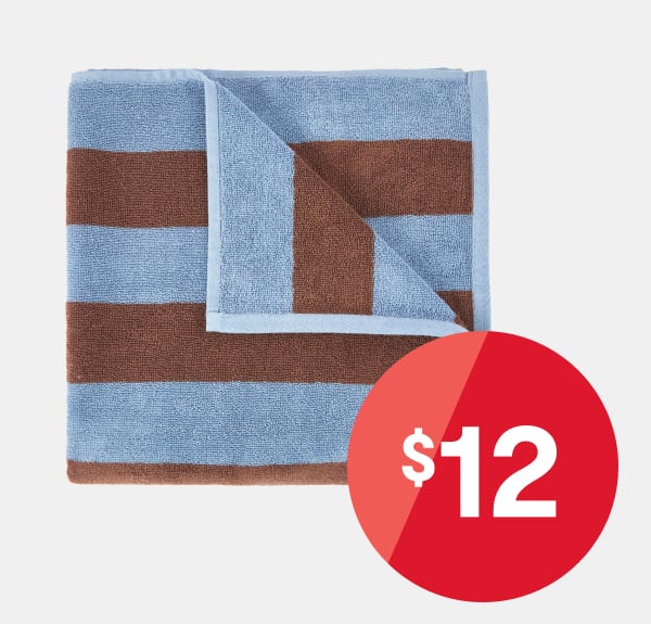 Stripe Cotton Bath Towel 