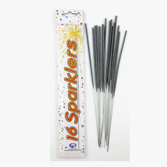16 pack sparklers $2.