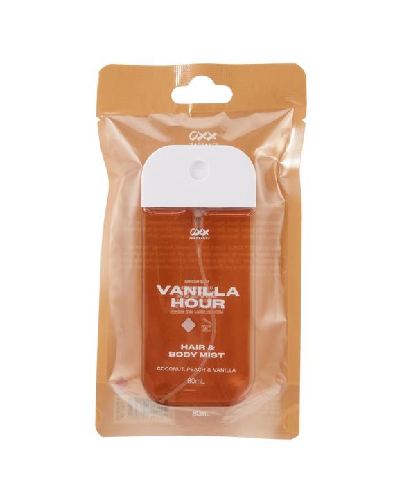 OXX Fragrance Vanilla Hour Hair and Body Mist 80ml - Coconut, Peach and Vanilla
