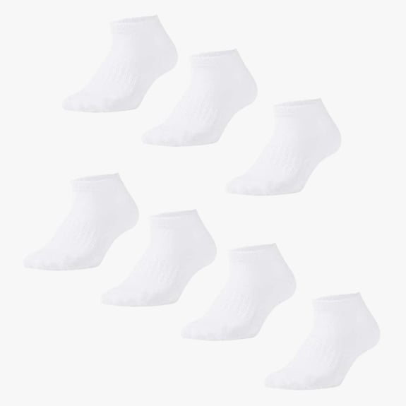 7 pack kid's value sport low cut socks $8. WAS $9 on 27/01/26. 