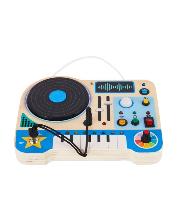 Wooden LED DJ Station