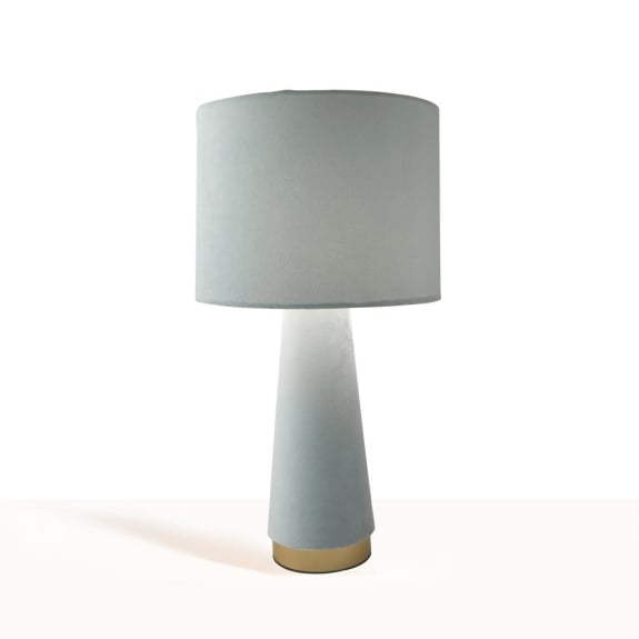 Leona velvet table lamp $29.